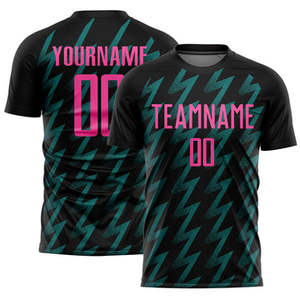 เสื้อฟุตบอลแบบสั่งตัดสำหรับทุกเพศเสื้อฟุตบอลแห้งเร็วระบายอากาศได้ดีชื่อผู้เล่นฟุตบอลสำหรับผู้ใหญ่ - Product Image 4