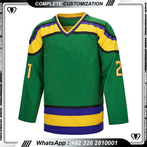 定制升华热卖团队冰球衬衫批发男子冰球球衣 - Product Image 2