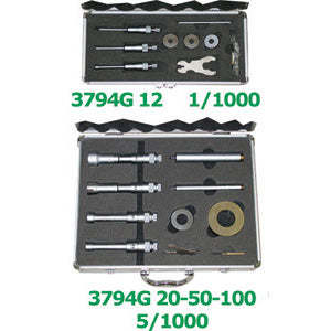 Ensemble de micromètres internes en métal 3794G 20 50 pour des mesures extérieures et internes précises - Product Image 1