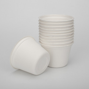 Vasos desechables de bagazo de caña de azúcar biodegradables de grado superior diseño moderno sin plástico para todos los tamaños eventos bodas bebidas - Product Image 4