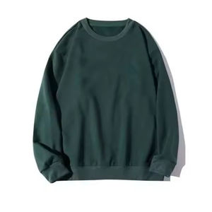 Sudadera gráfica simple verde con manga larga 100% algodón ropa de maternidad al por mayor con diseño de calavera - Product Image 1