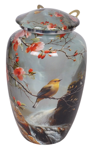 URNA DE CREMACIÓN DE NUEVO DISEÑO CON ACABADO PINTADO URNAS FUNERARIAS DE METAL URNA DECORATIVA DE INTERIOR - Product Image 3