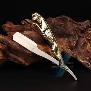 Professionnel lame unique manche en bois coupe droite gorge Salon rasoir privé barbier fournitures - Product Image 6