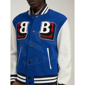 Veste de sport d'hiver pour homme de haute qualité avec logo personnalisé, design respirant et respectueux de l'environnement, manches en cuir, style streetwear - Product Image 2