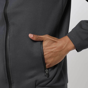 Best Price Trendy Men's Windproof <b>Polyester</b> <b>Hoodie</b> Jacket Custom Color Plain Dyed Technique for Winter Outfit - Product Image 5