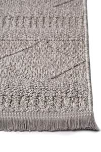 Tapis gris en macramé tissé à la machine, vente en gros de fourrure en micro polyester de qualité supérieure à faible quantité minimale de commande fabriqué en Turquie - Product Image 4