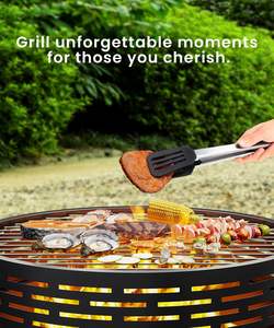 Brasero de Metal Moderno de Alta Resistencia, Fogatas de Gas Natural de 9999 BTU, Portátil para Exteriores, Patio, Reuniones Nocturnas, Venta al por Mayor en India - Product Image 5