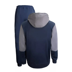 Ensemble de survêtement à capuche écologique pour homme, haut à fermeture éclair, bas de jogging, grande taille pour le streetwear d'hiver - Product Image 2