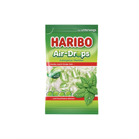 Haribo Traditionele Air-Drops Euka Menthol Fruitgelei Gebakjes Italiaanse Glucose 100g Meerkleurig Uit Italië