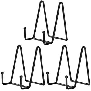 Black Color Elegant Design Metal Display Easel Stand for Home Showpieces and Fossils With Customized Sizes - Product Image 3