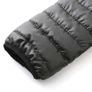 Chaqueta acolchada con capucha para hombre, impermeable y resistente al viento, ajuste cómodo, fácil de colocar en capas, opción de logotipo frontal, estilo de calle - Product Image 4