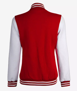 Chaqueta universitaria de alta calidad de fabricante OEM para hombre, Mangas de cuero de chenilla bordadas, letras de béisbol personalizadas a prueba de viento - Product Image 6