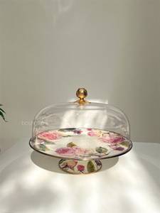 Support en métal supérieur en bois support de gâteau pour les décorations de fête à la maison Unique 2025 nouveau Design supports de gâteau de Table en bois - Product Image 2