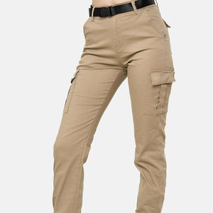 Pantalon cargo taille haute, pantalon utilitaire fonctionnel avec une coupe ample et des poches polyvalentes, pantalon cargo pour femmes pour un style de vie actif - Product Image 6