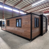 Maison Modulaire Préfabriquée de Luxe en Verre Esthétique avec Buanderie – Tiny Homes