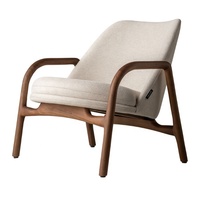 Chaise de restaurant en bois de teck de style minimaliste moderne Mobilier de restaurant présentant un fauteuil confortable et esthétique pour le café