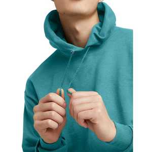 Sudadera con capucha de poliéster con bloque de color blanco M para hombre: ropa de calle diaria, ropa informal y activa asequible para hombres - Product Image 5