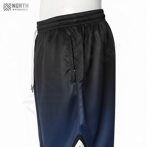Pantalones Cortos Deportivos de Verano para Hombre, con Logotipo Personalizado de Fábrica, Moda Urbana, Tendencia Deportiva, Algodón Lavado y Elastano, para Gimnasio y Fitness - Product Image 5