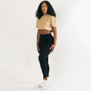 Camiseta Corta de Algodón Ecológica para Mujer, Venta al Por Mayor con Descuento OEM 2026 - Product Image 5