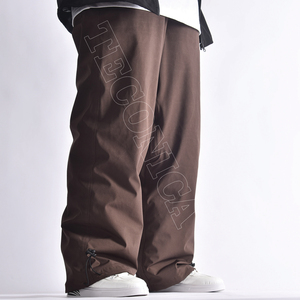 Pantalon de ski unisexe Baggy Cargo Streetwear personnalisé OEM Snowboard jambe large respirant imperméable fermeture à glissière coupe-vent surdimensionné - Product Image 5