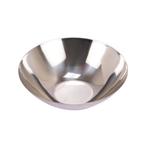 อุปกรณ์รับประทานอาหารทันสมัยแบบกำหนดเองถาดเสิร์ฟผลไม้ทำจากโลหะขัดเงาชามผลไม้ตกแต่งด้านบน - Product Image 5