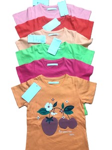 Dernier modèle de T-shirt imprimé de meilleure qualité à la mode pour filles T-shirt d'été à manches courtes et col rond pour filles du Bangladesh - Product Image 5