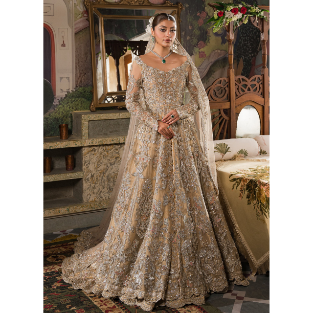 Robe Pakistanaise Longue 2 Pièces - Taille 40 (M), Multicolore Sur Fond Beige, Sans Manches - Neuf Sans étiquette