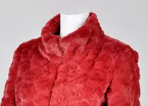 Chaqueta corta de moda invierno cálido-comprar chaqueta roja/ropa blanca personalizar al por mayor ropa de calle real chaqueta de mujer transpirable - Product Image 2