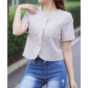 เสื้อเชิ้ตสตรีทแวร์ผู้หญิงใส่ในฤดูร้อนเสื้อผ้าแฟชั่นสไตล์เวียดนามลำลองหรูหรา - Product Image 6