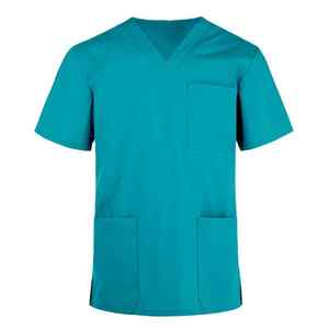 เสื้อสครับทางการแพทย์ใช้ได้ทุกเพศเสื้อพยาบาลออกแบบได้ตามต้องการสำหรับโรงพยาบาล - Product Image 1