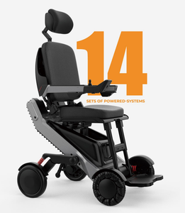 Fauteuil roulant électrique motorisé qui monte les escaliers, fauteuil roulant électrique à manivelle, robot de mobilité <span class=keywords><strong>Xsto</strong></span> X12 - Product Image 3