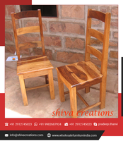 Chaise de salle à manger de banquet en bois Shiva de haute qualité, design moderne, pour salon, hôtels, écoles - Vente en gros
