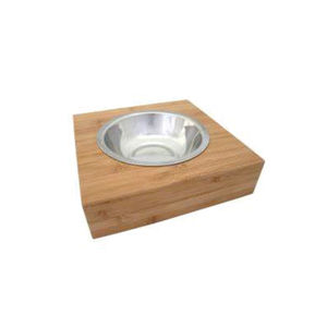 ชามให้อาหารไม้แบบทำมือสำหรับสัตว์เลี้ยงชามป้อนอาหารสัตว์เลี้ยงแบบสองชั้นที่มีสไตล์ออกแบบได้เอง - Product Image 2