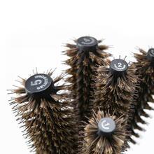 Nouvel ensemble de brosses démêlantes compactes et pliables avec manche en ABS - Brosse ronde en poils de sanglier de qualité supérieure par Cellreborn - Product Image 3