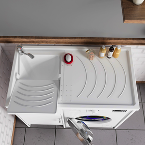 Baignoire italienne de haute qualité au design moderne, résistante aux intempéries et aux acides, pour l'organisation du rangement de la salle de bain à domicile. - Product Image 5