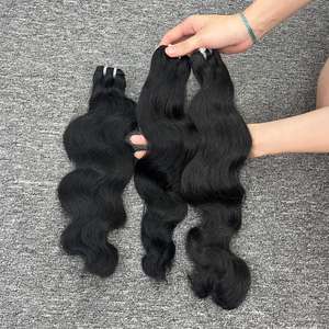 100% Raw Virgin Vietnamese Hair Weft Deep Wave Style 100% Human Hair <b>Wig</b> - Product Image 3