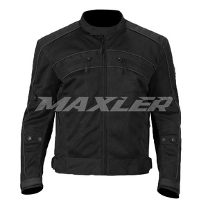 Blouson de moto d'été pour homme en Cordura, protection intégrale, respirant, coupe-vent, vêtements de moto grande taille, veste de sécurité - Product Image 1