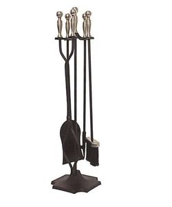 Heavy duty fire <b>sets</b> crafted from solid brass with timeless style to match elegant and warm <b>fireplace</b> areas at home - Product Image 1
