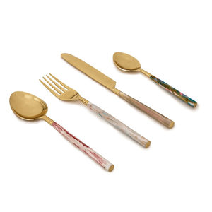 Standard Quality Stainless Steel <b>Flatware</b> Wholesale From India at Competitive Price Wedding Gifts Cutlery Set for Lunch/Dinner - Product Image 6