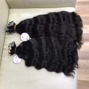 Produits les plus vendus paquets de cheveux de trame de couleur naturelle cheveux humains péruviens bruts 100% vierges cuticules alignées - Product Image 2