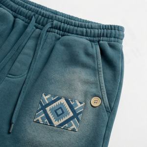 Pantalones Deportivos de Algodón 100% con Estampado de Logotipo Personalizado, Estilo Urbano, Acampanados, Duraderos y Cómodos para Gimnasio - Product Image 4