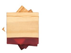 Meilleur prix Made Wood & Resin avec des sous-verres personnalisés polis de haute qualité 4 pcs set vente chaude 2023 - Product Image 2