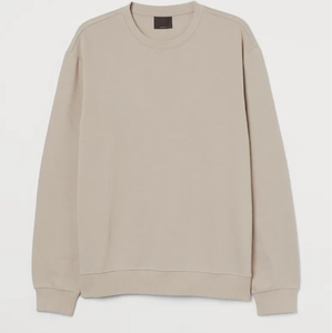 Sweat-shirt en molleton tricoté 100% coton avec logo personnalisé brodé pour hommes - Écologique, respirant, décontracté et sportif - Product Image 1