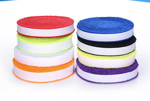 Frcetee ผ้าพันด้ามจับสำหรับตีเทนนิส, เทปผ้าพันด้ามจับไม้เทนนิสป้องกันการลื่นด้ามจับดูดซับไม้ตีเทนนิสผู้ผลิตสินค้า - Product Image 5