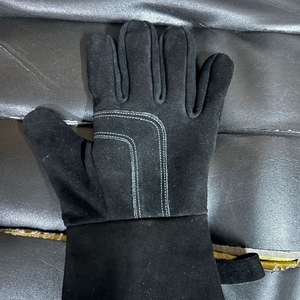 Gants de soudage professionnels, haute protection, résistants à la chaleur, en cuir, gants de sécurité pour travaux lourds - Product Image 5