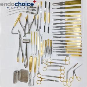 Ensemble d'instruments de chirurgie plastique ORL précis et durables ensemble d'outils de rhinoplastie professionnels de 50 pièces pour la chirurgie du nez - Product Image 1