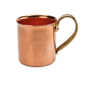 Disposable Eco-Friendly Copper Mug with Brass Handle High Quality Indian Made Beer & Coffee Mug for <b>Red</b> <b>Wine</b> Use - Product Image 3