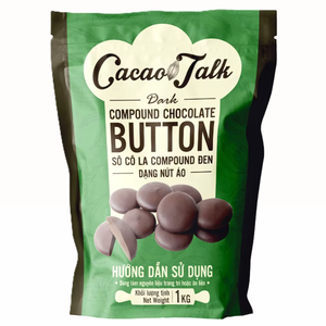 Fournisseur d'exportation vietnamien OEM/ODM HALAL Chocolat composé solide Chocolat noir Boutons Ingrédient de boulangerie en vrac Vente en gros Chaud - Product Image 1