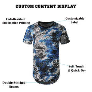 Camiseta Deportiva para Hombre, Ajuste Cómodo, 100% Poliéster, Tejido de Punto, Transpirable, Secado Rápido, Ligera, OEM - Product Image 5