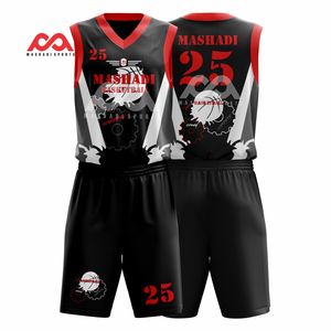 Conjuntos de uniformes de baloncesto personalizados al por mayor - Product Image 4